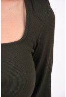 Bluza Dama Jjxx Jxfura Str Square Neck Rib Rosin